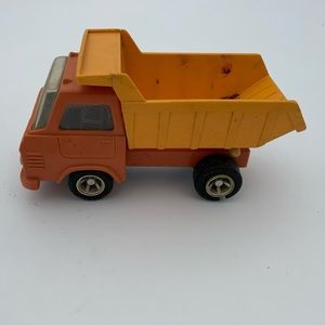 Playart Dump Truck Orange Body And Yellow Bed HK